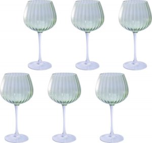 Rose&Tulipani Zestaw 6 kieliszków 460 ml zielone 1