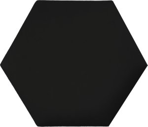 Panel tapicerowany heksagon 50cm Magic Velvet 2219 (Czarny) 50x43,3 1