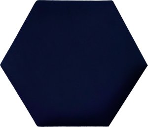 Panel tapicerowany heksagon 60cm Magic Velvet 2216 (Granatowy) 60x52 1