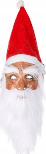 Lateksowa maska ŚWIĘTY MIKOŁAJ SANTA CLAUS BRODA 1
