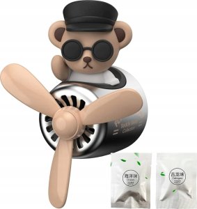 ODLOTOWY TEDDY MIŚ ZAPACH PERFUMY ODŚWIEŻACZ SAMOCHODU KRATKI NAWIEWU 1