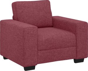 vidaXL Sofa Fotel Wino Czerwone 60 cm Tkanina 2