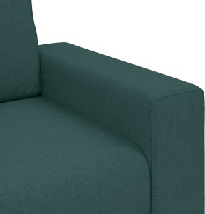 vidaXL Sofa 2-osobowa Ciemnozielona 120 cm Tkanina 7