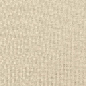 vidaXL Sofa 2-osobowa kremowa 120 cm Tkanina 8