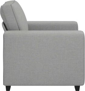 vidaXL Sofa Fotel Cloud Grey 60 cm Tkanina 5