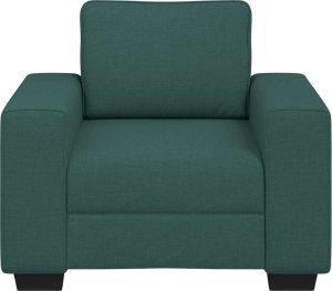 vidaXL Sofa Fotel Ciemnozielony 60 cm Tkanina 4