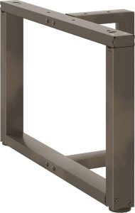 vidaXL Nogi do stolika kawowego, 2 szt., 60x25x(42-43) cm, stal 4