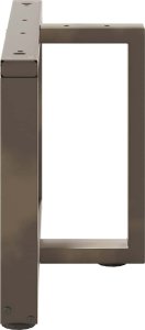 vidaXL Nogi do stolika kawowego, 2 szt., 60x25x(42-43) cm, stal 5