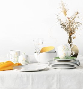 Serwis kawowy dla 6 osób biały - porcelana Seltmann 2