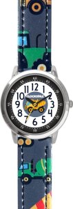 CLOCKODILE Granatowy chłopięcy zegarek KOPARKI 1