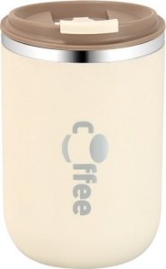 DUŻY POJEMNY KUBEK TERMICZNY ze słomką 500 ml TERMOS zamykany COFFE CUP07WZ1 1