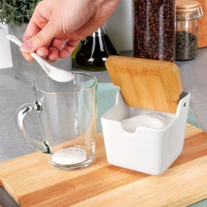 Vilde Cukierniczka ceramiczna biała 250 ml 5