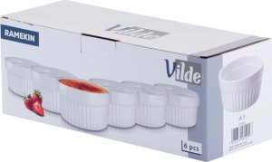 Miseczki do zapiekania ceramiczne białe 260 ml 6 szt. 7