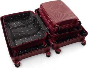 Zestaw walizek 3w1 POLIPROPYLEN PP6 ŻÓŁTY 3