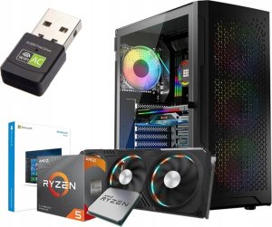 KOMPUTER GAMINGOWY DO GIER RYZEN 5 5600 32GB RTX 4060 8GB M.2 1TB W11 4xRGB 1