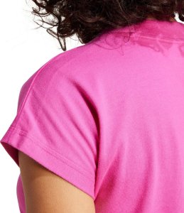 Koszulka damska adidas Essentials Linear Cotton różowa JC8240 XS 6