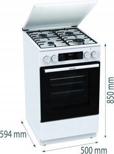 Stove Gorenje GK5C63WH 12