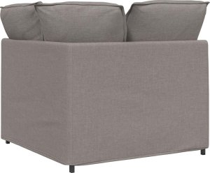 Modułowy Narożnik Sofa z Poduszkami Taupe 100 cm 5