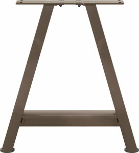 Nogi do stolika kawowego, 2 szt., 50x(42-43) cm, stal 5