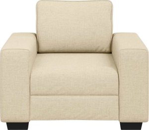 Sofa Fotel Kremowy 60 cm Tkanina 4