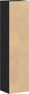 vidaXL Regał biblioteczny Czarny Dąb 36x30x143 cm Drewno klejone 7