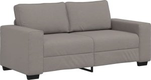 Sofa 2-osobowa, kolor taupe, 140 cm, tkaniną 2