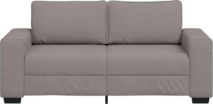 Sofa 2-osobowa, kolor taupe, 140 cm, tkaniną 4