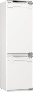Gorenje Refrigerator | NRKI517E62WF | Energy efficiency class E | Built-in | Combi | Height 177.2 cm | No Frost system | Fridge net capacity 176 L | Freezer net capacity 76 L | Display | 35 dB | White 3