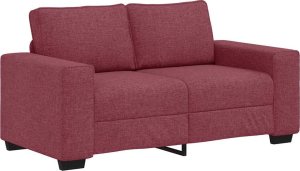 Sofa 2-osobowa w kolorze czerwonego wina 120 cm Tkanina 2