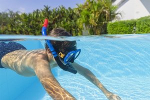 Zestaw do Nurkowania Maska z Rurką Niebieski 24070 EDUKAMP 7