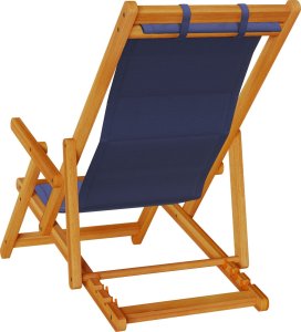 vidaXL Składane krzesła plażowe Zestaw 2 krzeseł Niebieski 8