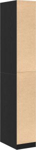 vidaXL Szafa Zestaw 2 Czarny dąb Drewno inżynieryjne 30 x 50 x 200 cm 5