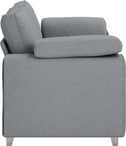 vidaXL Sofa Jasnoszara Metal, Drewno, Textilene, Pianka 2.5 miejscowa 6