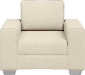 vidaXL Beżowy Tapicerka z tkaniny z drewnianą ramą Standardowy Trwały 5