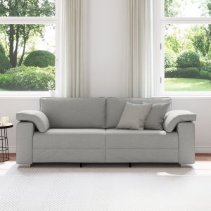 vidaXL Sofa Chmurowa szara 3