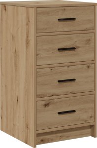 vidaXL Zestaw 3 Dąb rzemieślniczy Materiał drewnopochodny, lustro 5