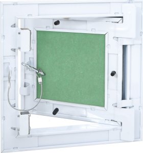 Panel dostępu vidaXL Zielony, Srebrny Aluminium, Gips 200 x 200 x 12.5 mm 1