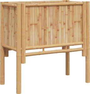 vidaXL Naturalny bambus Metal ocynkowany 70x35x70 cm Dekoracyjne wstawki 2