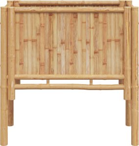 vidaXL Naturalny bambus Metal ocynkowany 70x35x70 cm Dekoracyjne wstawki 6