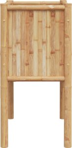 vidaXL Naturalny bambus Metal ocynkowany 70x35x70 cm Dekoracyjne wstawki 8