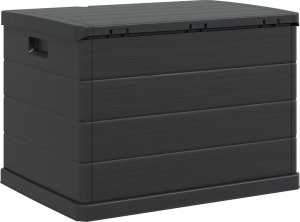 Skrzynia ogrodowa vidaXL Skrzynia ogrodowa Antracytowa Plastik 77,5 x 54,5 x 53 cm 6