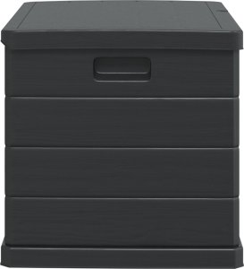 Skrzynia ogrodowa vidaXL Skrzynia ogrodowa Antracytowa Plastik 77,5 x 54,5 x 53 cm 8
