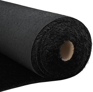 vidaXL Sztuczna Trawa Czarny Polipropylen   podkład SBR 1 x 15 m 2