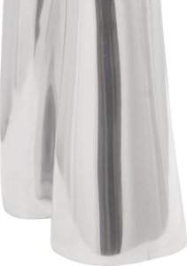 vidaXL Rzeźba Srebrna Aluminium 10 x 16 x 49 cm Atrakcyjny design 8