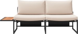 vidaXL Taupe Rama metalowa Duża Miejsca dla wielu Sofa ogrodowa 6