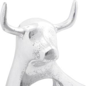 vidaXL Rzeźba Srebrna Aluminium 22 x 9.5 x 34 cm 5