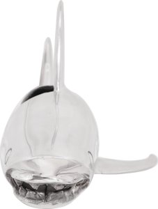 vidaXL Rzeźba Srebrna Aluminium 68 x 20 x 24 cm Super design 3