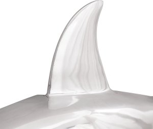 vidaXL Rzeźba Srebrna Aluminium 68 x 20 x 24 cm Super design 6