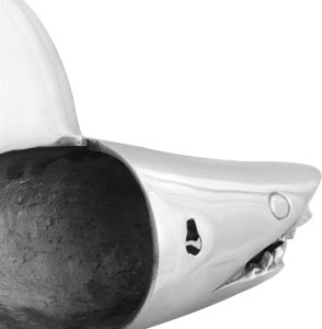 vidaXL Rzeźba Srebrna Aluminium 68 x 20 x 24 cm Super design 8