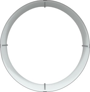 vidaXL Owalna donica ogrodowa Brązowa Stal ocynkowana 80 x 80 x 44 cm 8